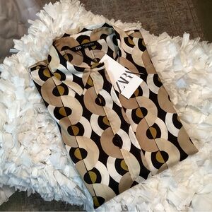 Zara Geometric Print